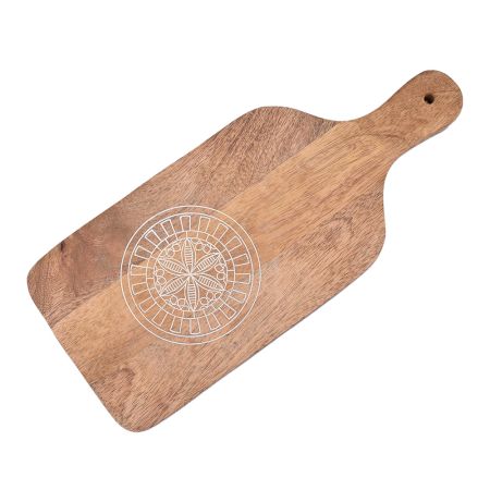 Handmade Wooden Chopping Board for Meat Cheese and Vegetables